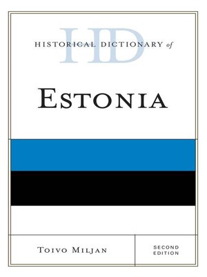 cover image of Historical Dictionary of Estonia